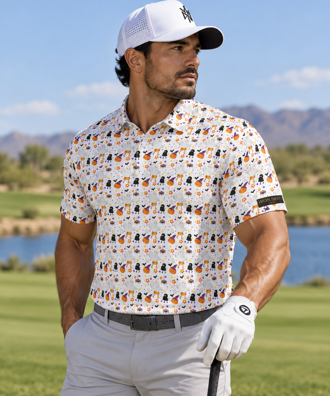 Trick or Treat Premium Golf Polo by Iron Sight Golf