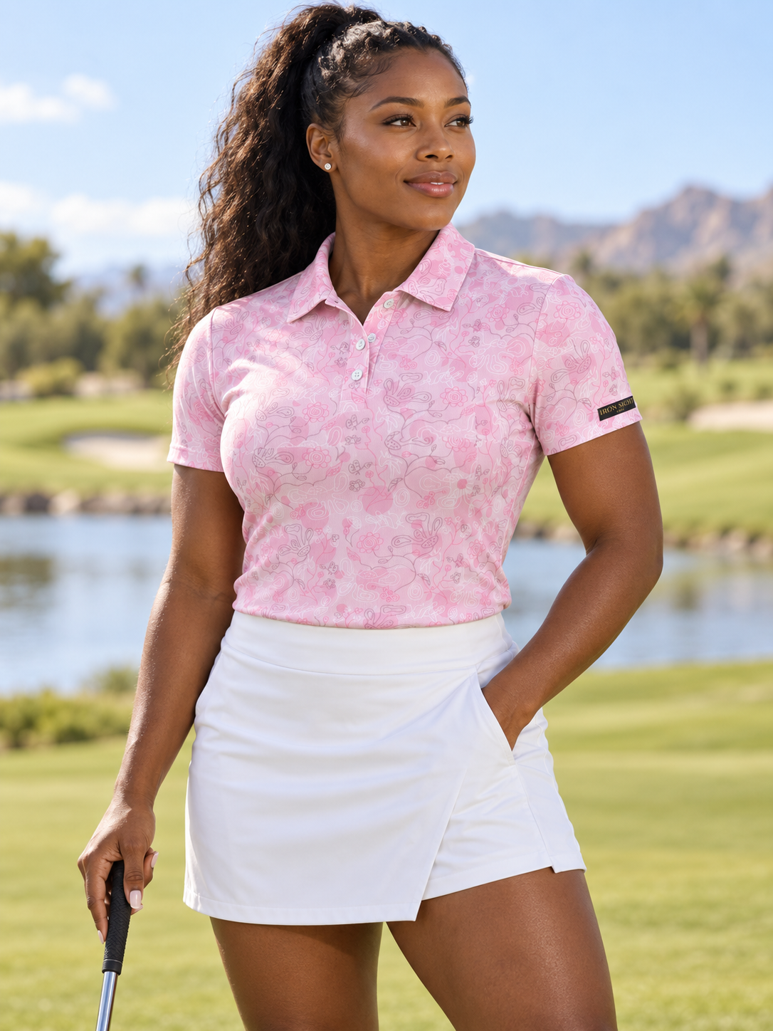 Fairway Rose Premium Golf Polo by Iron Sight Golf