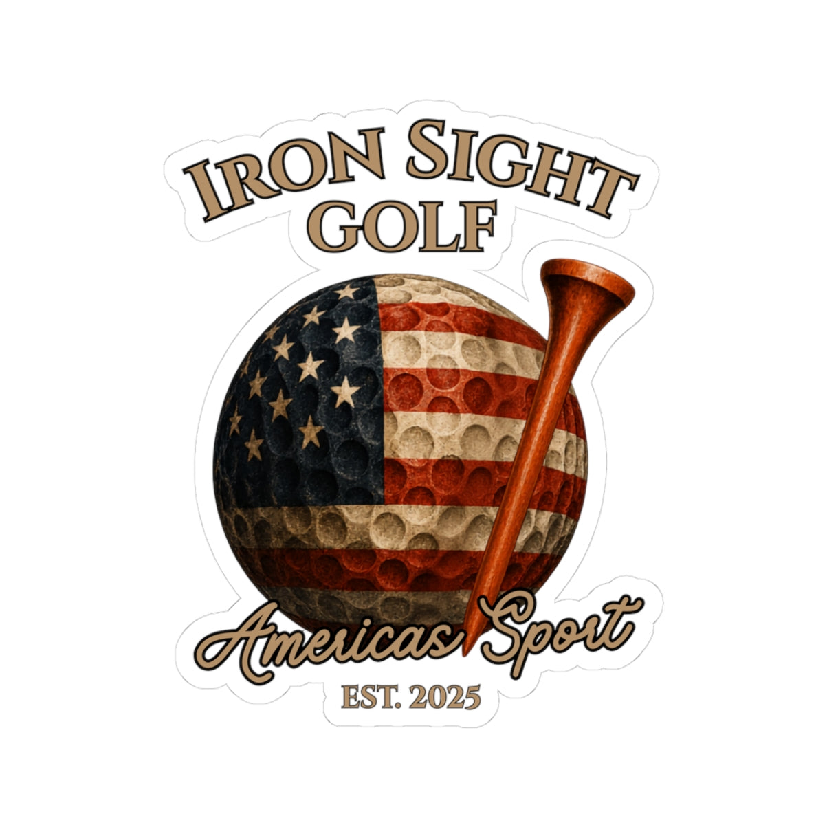 Americas Sport Sticker by Iron Sight Golf - image 1