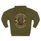 Battlefield Golf Hoodie with Skeleton Soldier and Gas Mask - image 6