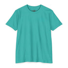 Beachfront Golf Club Stamp T-Shirt with Female Golfer Tropical Design - image 8