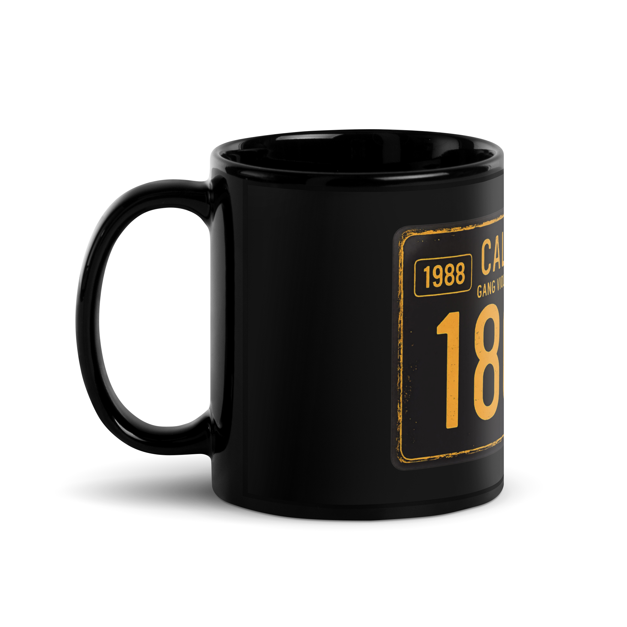 186.22 GVSU Black Glossy Mug - Iron Sight Golf