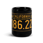 186.22 GVSU Black Glossy Mug - Iron Sight Golf