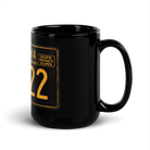186.22 GVSU Black Glossy Mug - Iron Sight Golf