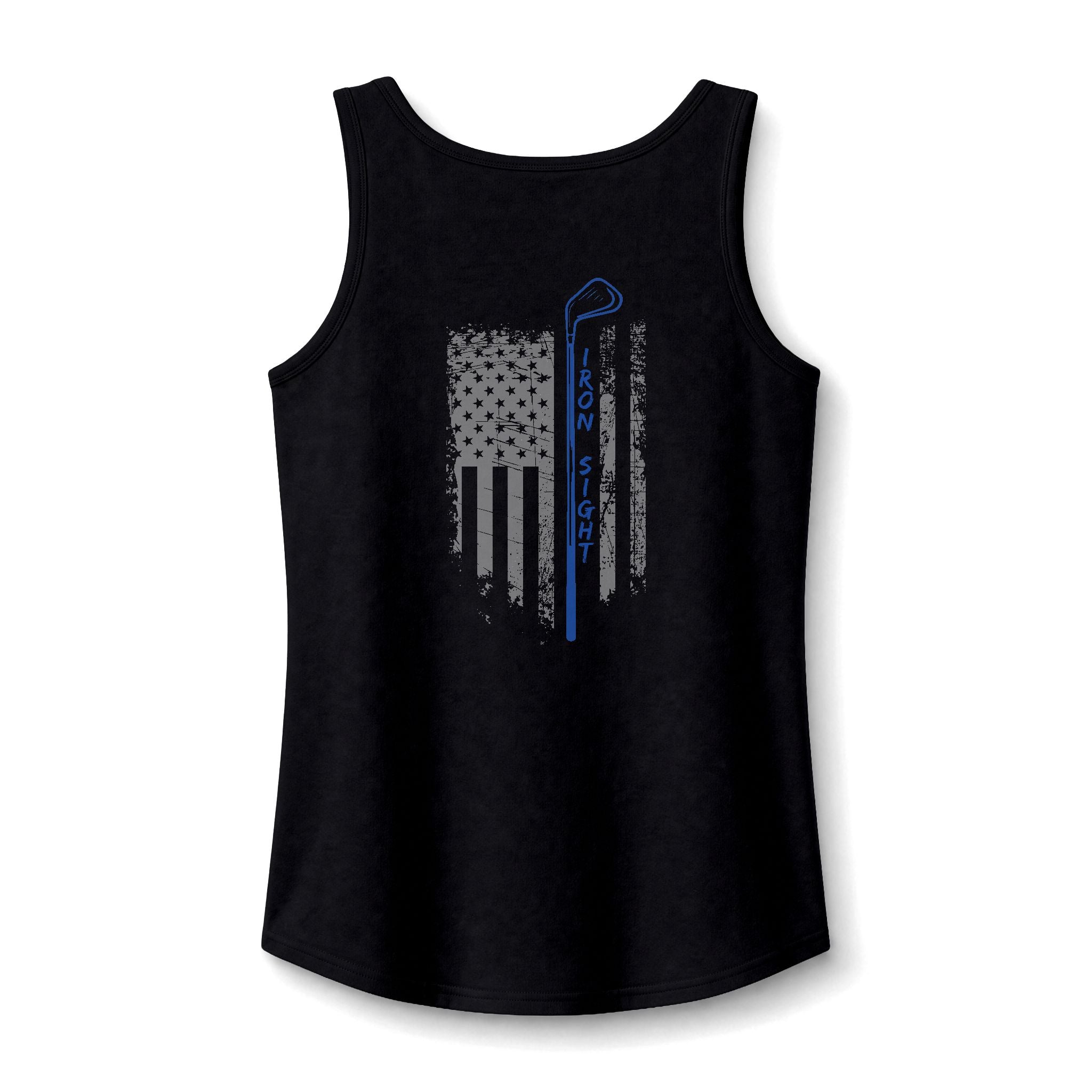Blue Line Golf Pride Womens Tank with American Flag Golf Club - image 1