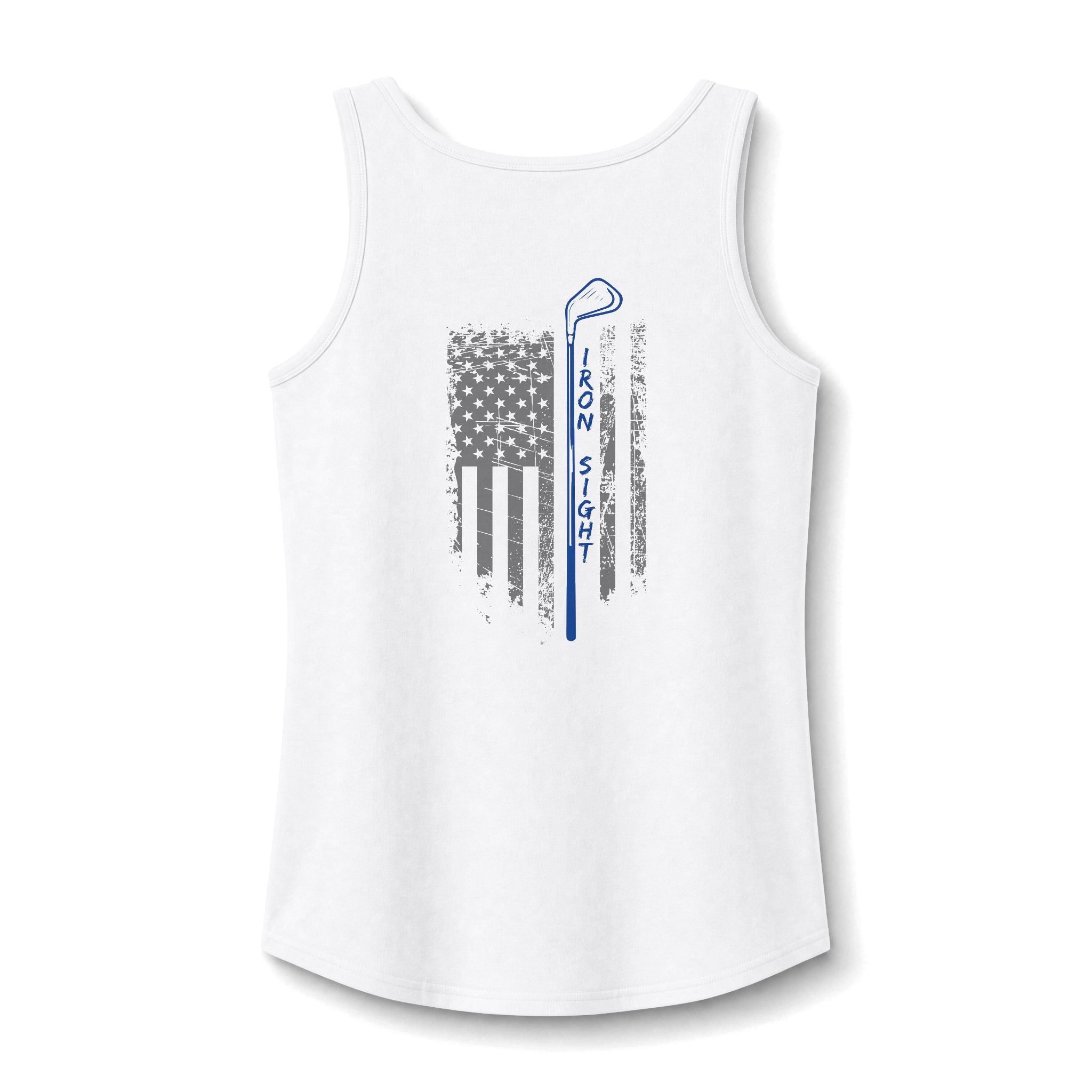 Blue Line Golf Pride Womens Tank with American Flag Golf Club - image 2