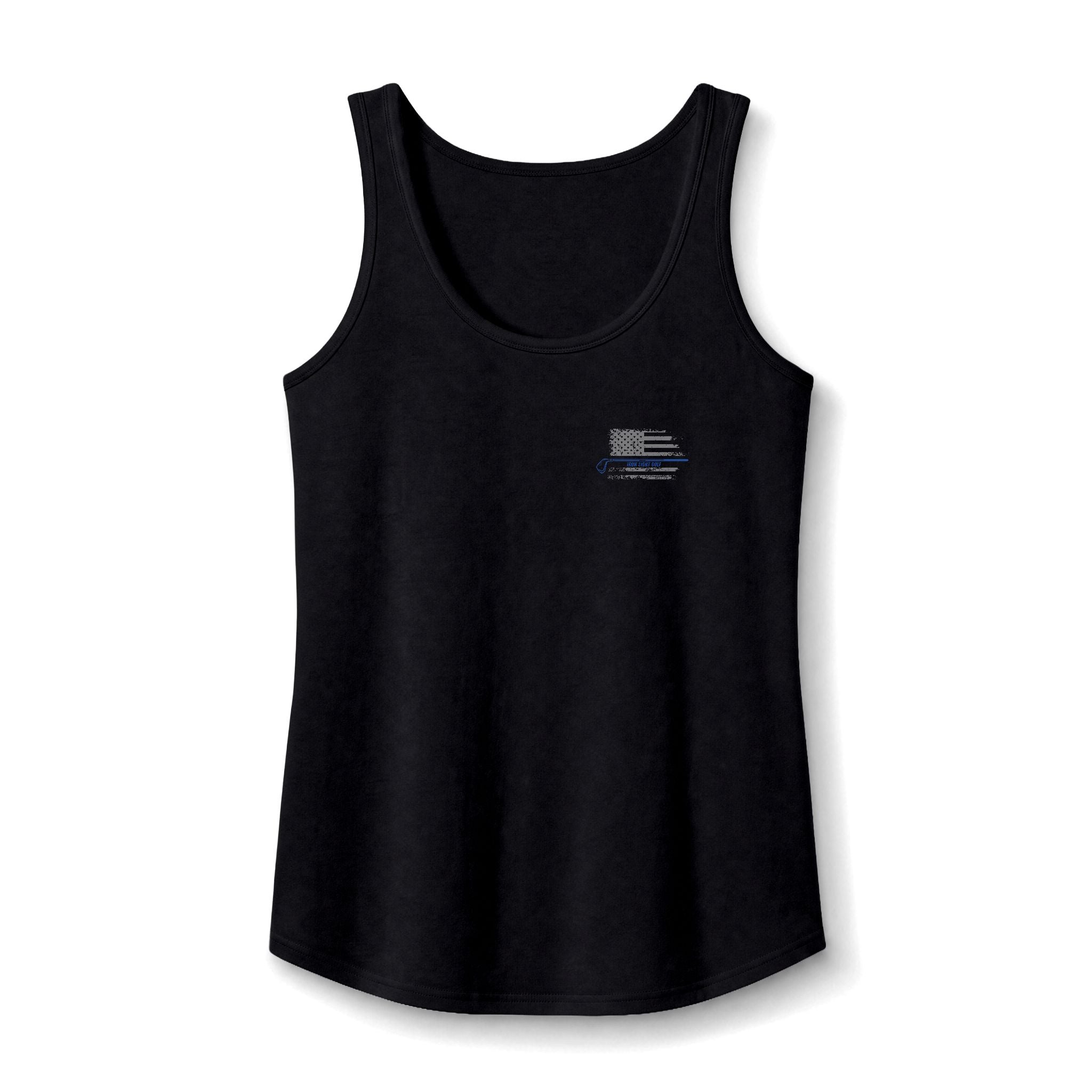 Blue Line Golf Pride Womens Tank with American Flag Golf Club - image 4