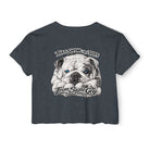 Bulldog Graphic Crop Top That Swing Was Ruff - image 8