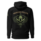 Merced SWAT Hoodie - Black with Green - Iron Sight Golf