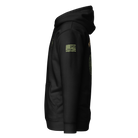 Merced SWAT Hoodie - Black with Green - Iron Sight Golf