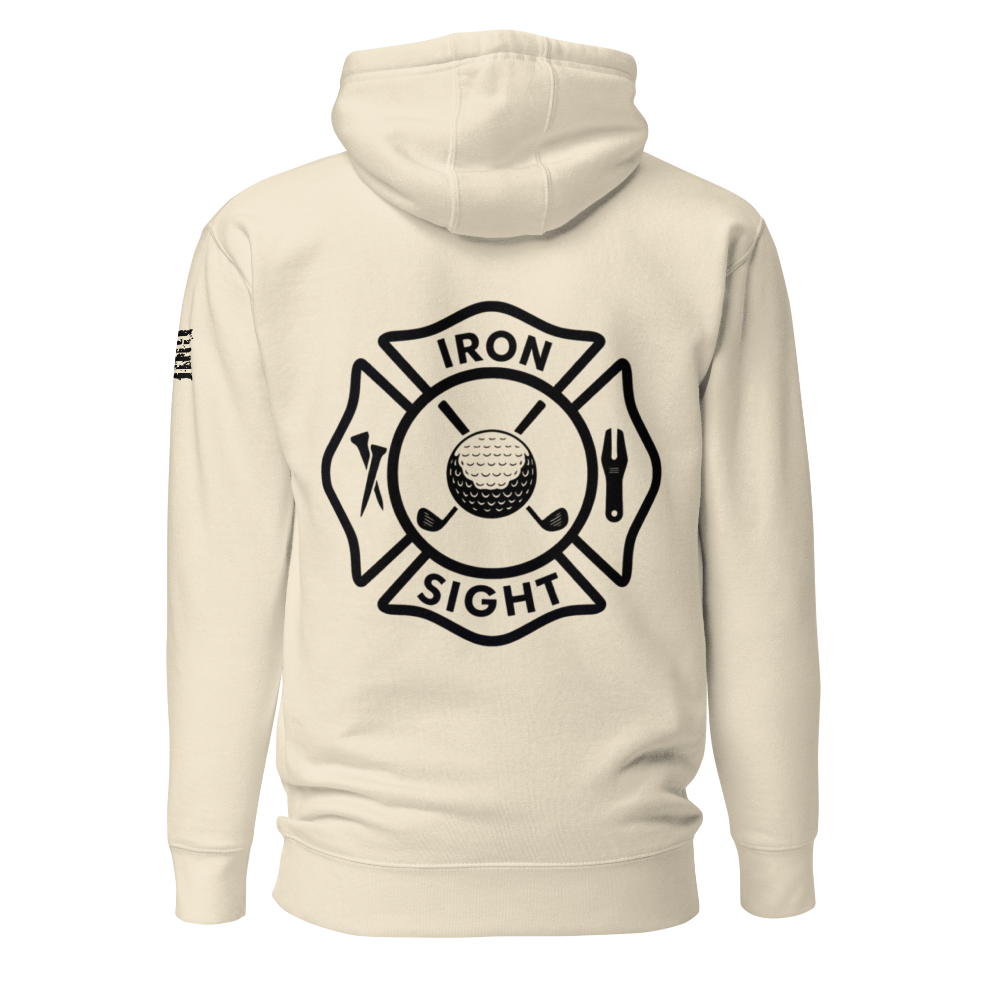 Firefighter Hoodie - Stylish and Comfortable Firefighter Logo Design - Iron Sight Golf