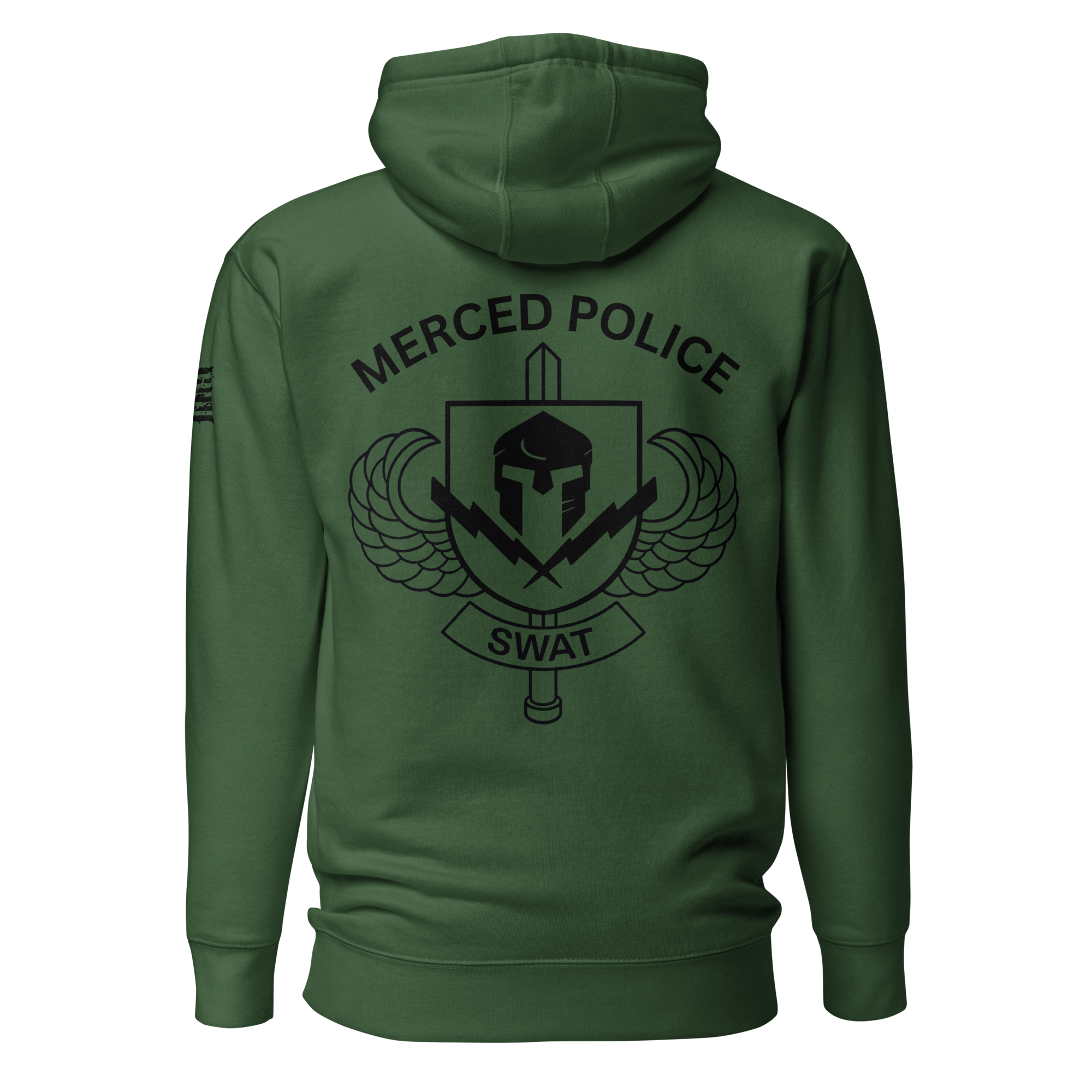 Merced SWAT Hoodie - Green with Black - Iron Sight Golf