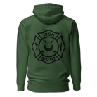 Firefighter Hoodie - Stylish and Comfortable Firefighter Logo Design - Iron Sight Golf