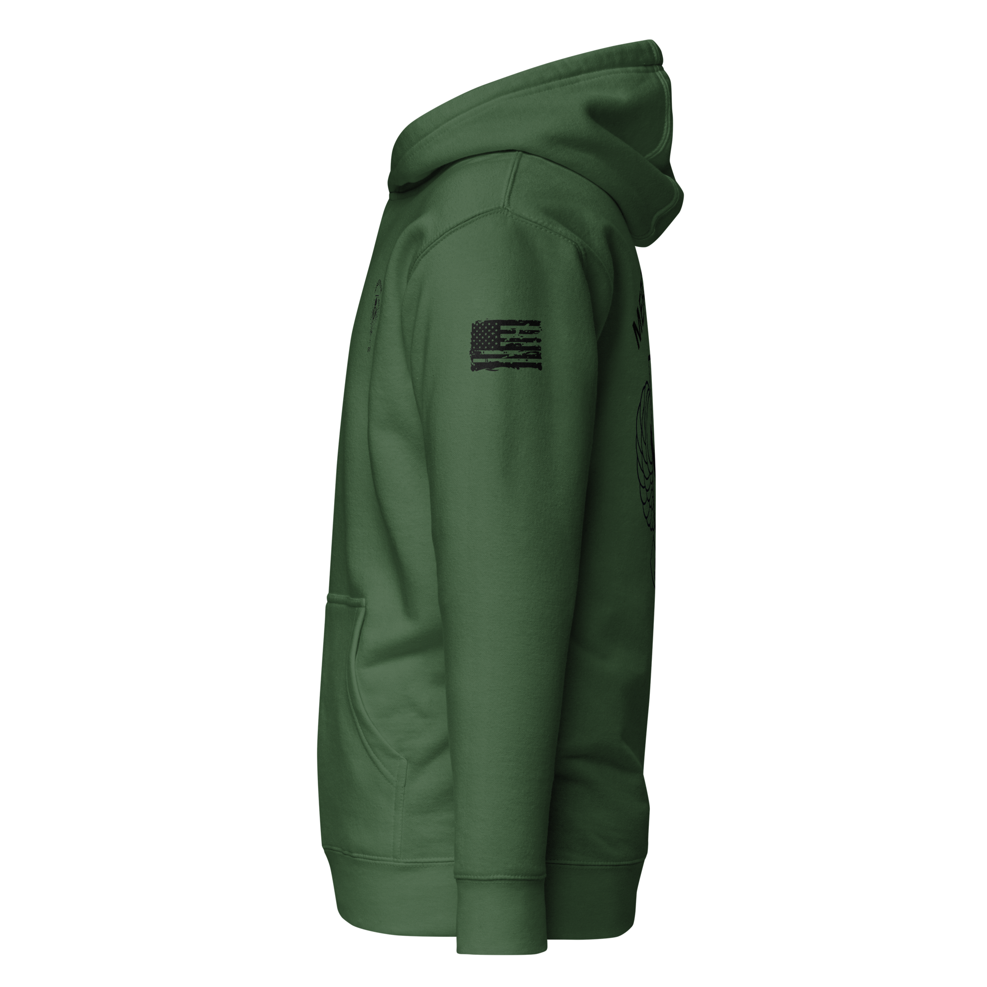 Merced SWAT Hoodie - Green with Black - Iron Sight Golf