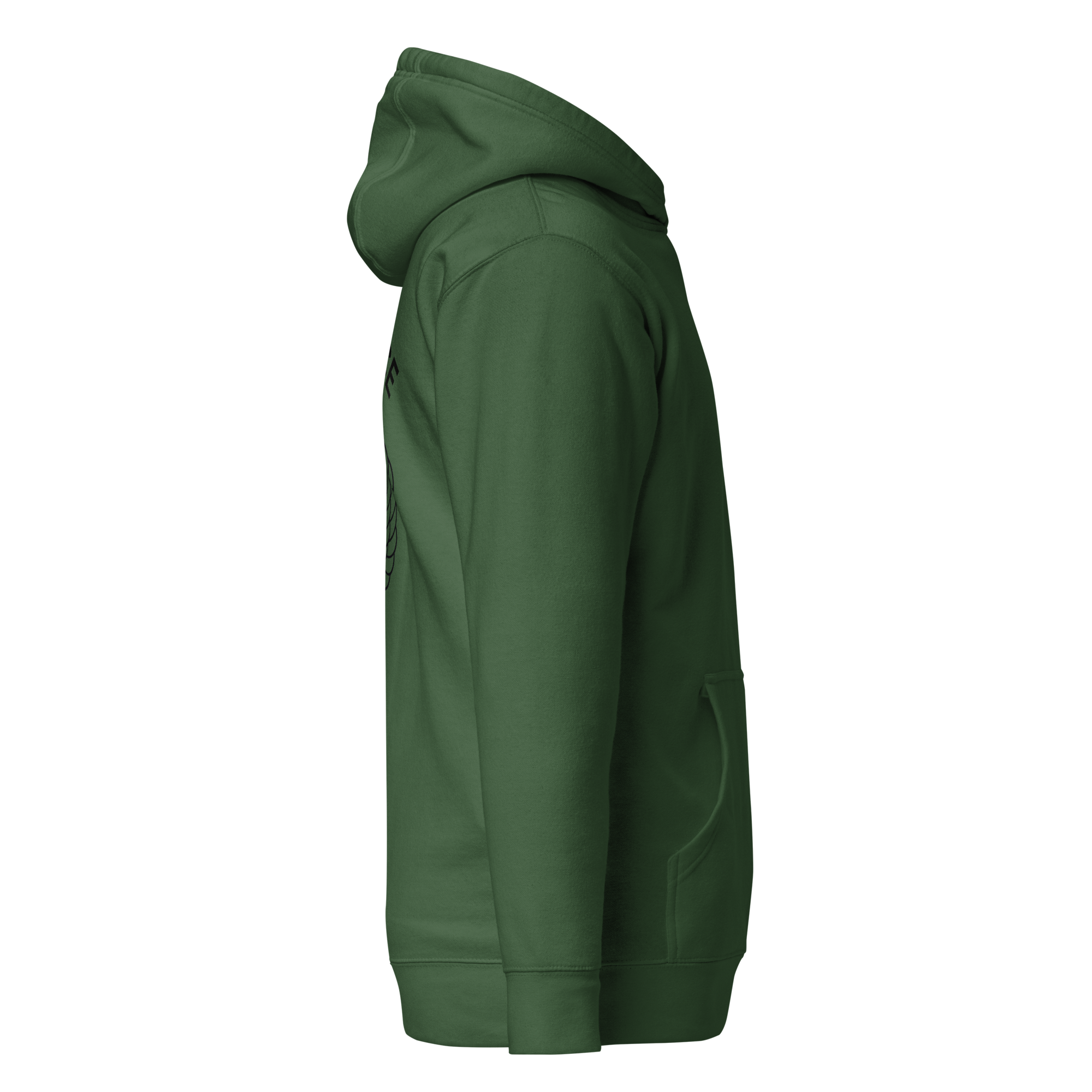 Merced SWAT Hoodie - Green with Black - Iron Sight Golf