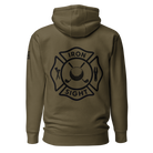 Firefighter Hoodie - Stylish and Comfortable Firefighter Logo Design - Iron Sight Golf