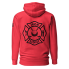 Firefighter Hoodie - Stylish and Comfortable Firefighter Logo Design - Iron Sight Golf