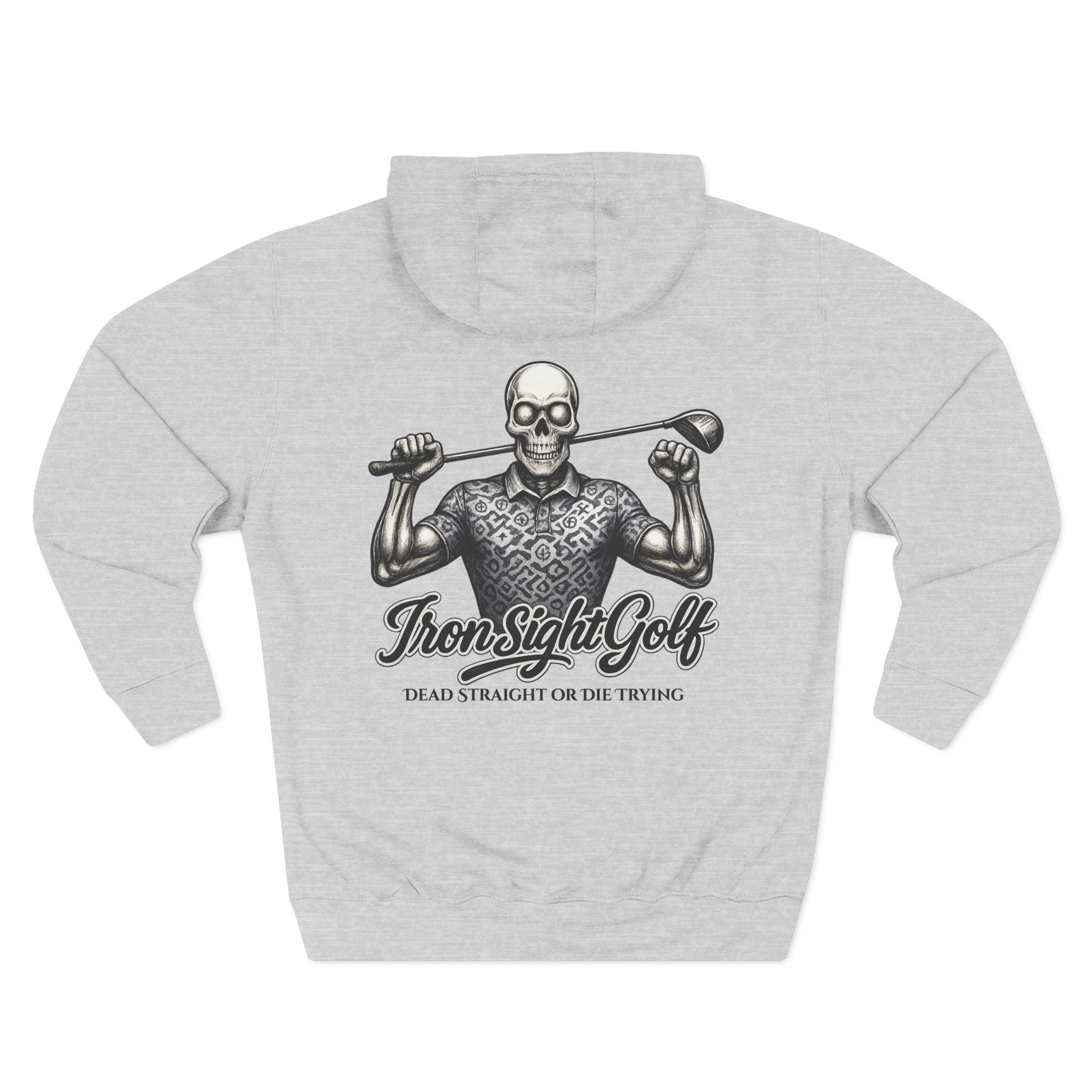 Dead Straight or Die Trying Skull Hoodie by Iron Sight Golf - image 2