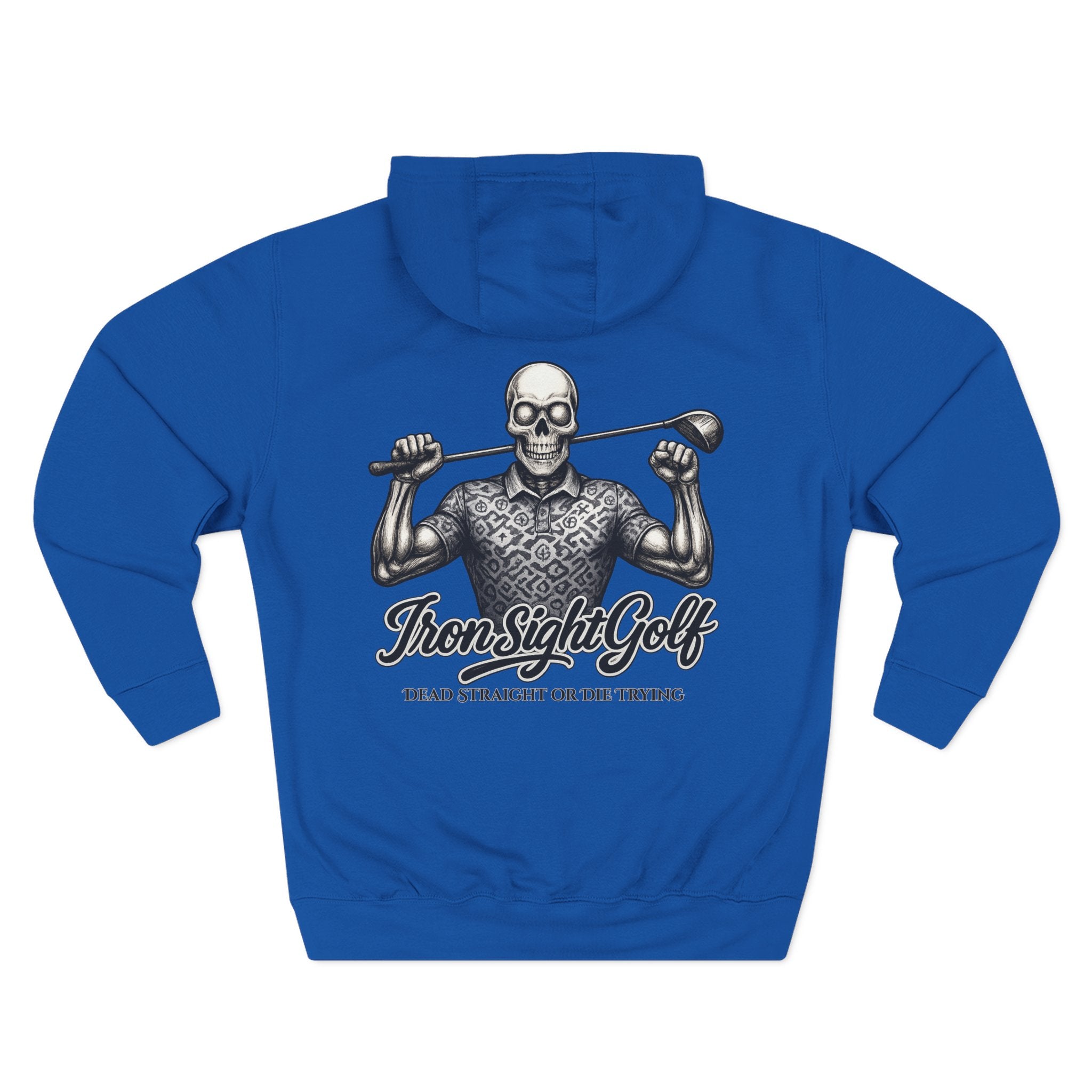 Dead Straight or Die Trying Skull Hoodie by Iron Sight Golf - image 4
