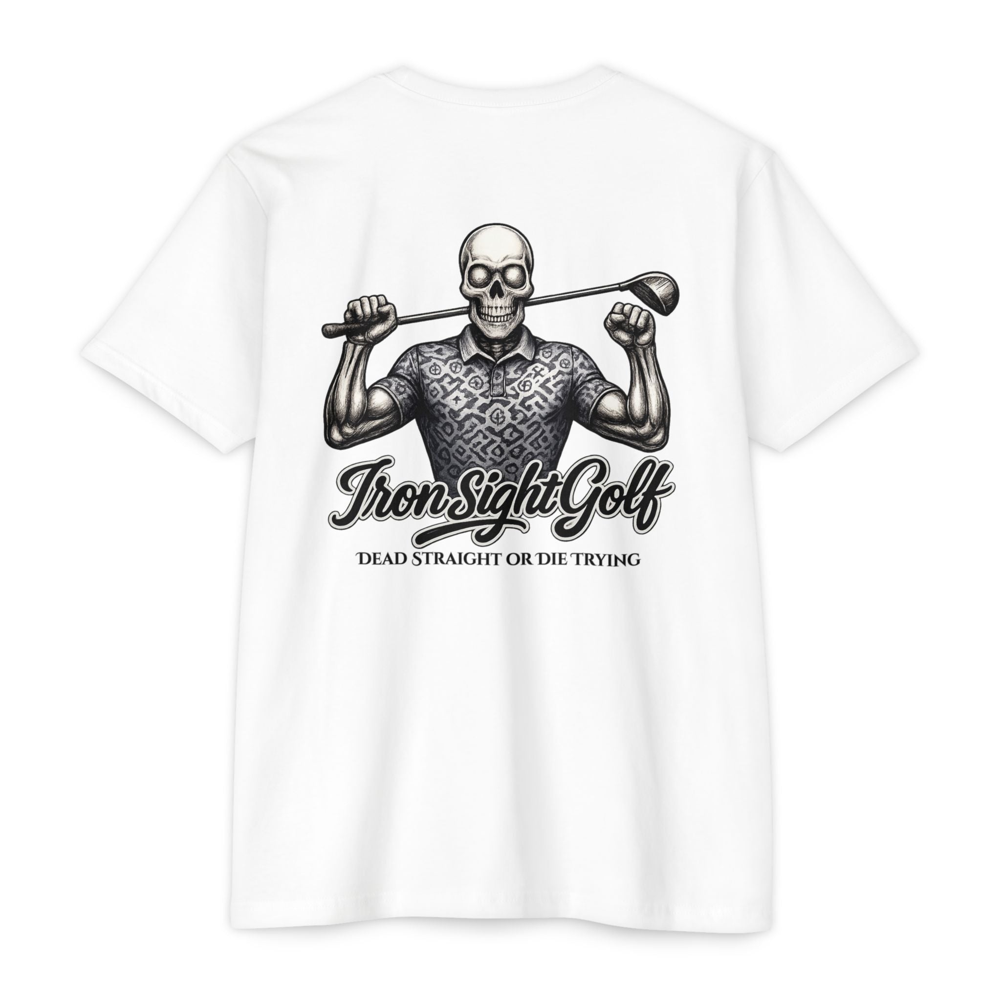 Dead Straight or Die Trying Skull T-Shirt by Iron Sight Golf - image 8