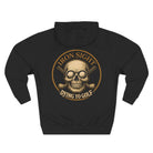 Dying to Golf Skull Hoodie with Golf Ball Eyes and Crossed Irons - image 1