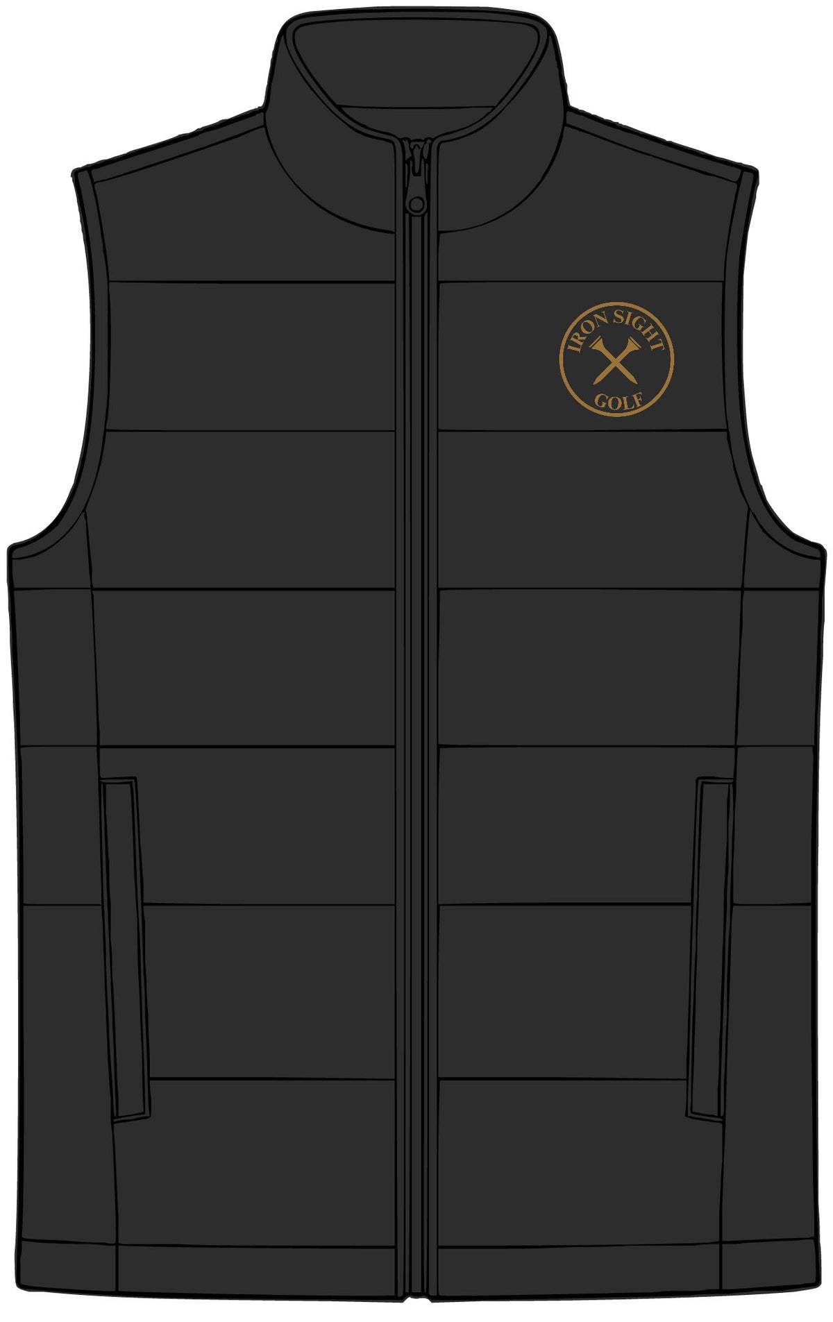 Ember Ridge Puffer Vest by Iron Sight Golf – product view 2