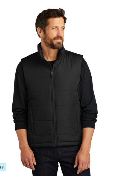 Ember Ridge Puffer Vest by Iron Sight Golf – model view
