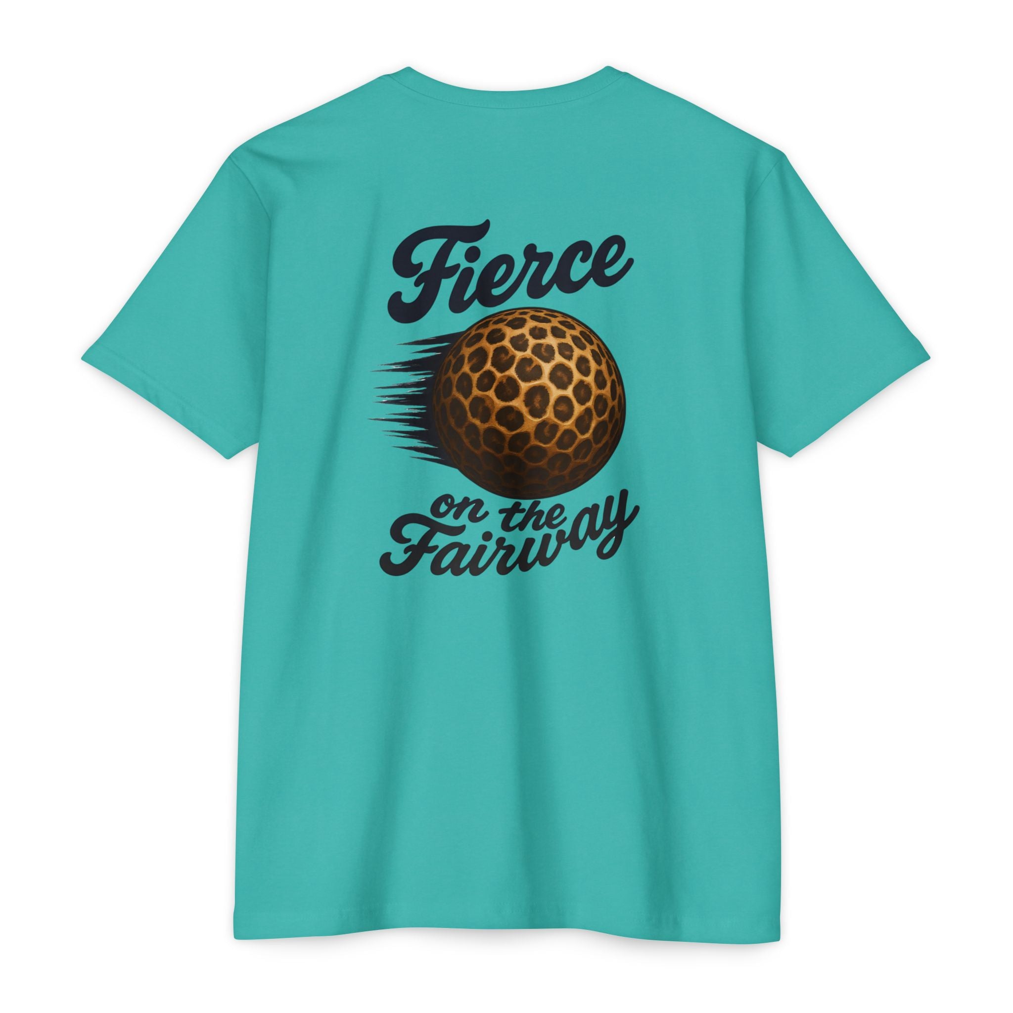 Fierce on the Fairway Cheetah Print Golf Ball T-Shirt - image 4