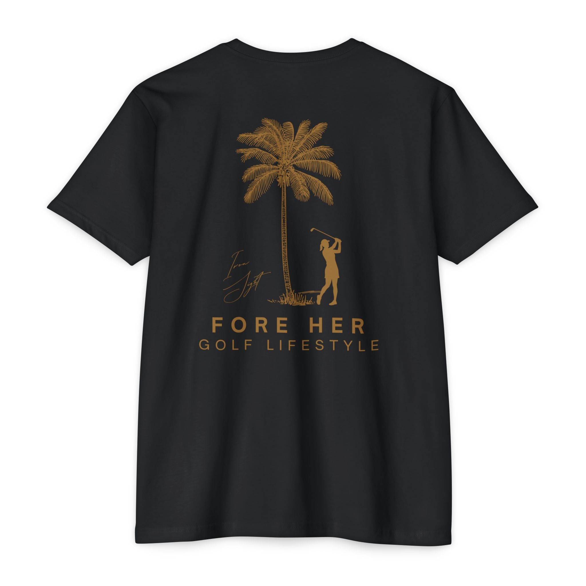 For Her Golf Lifestyle Palm Silhouette T-Shirt - image 1