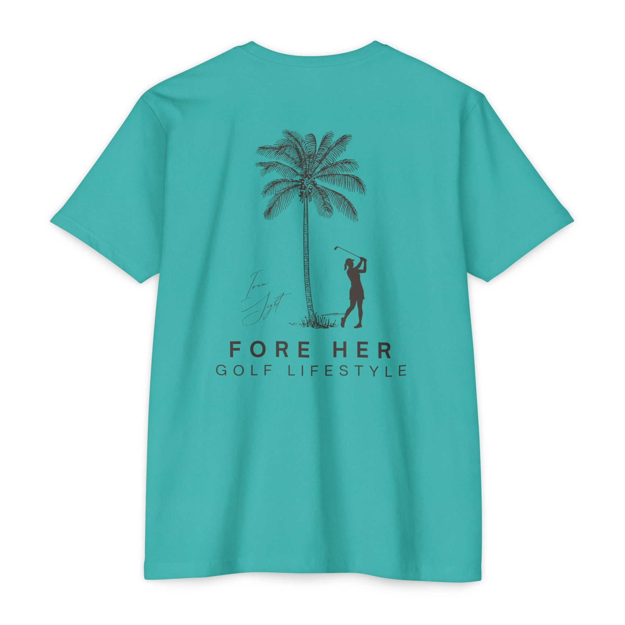 For Her Golf Lifestyle Palm Silhouette T-Shirt - image 2