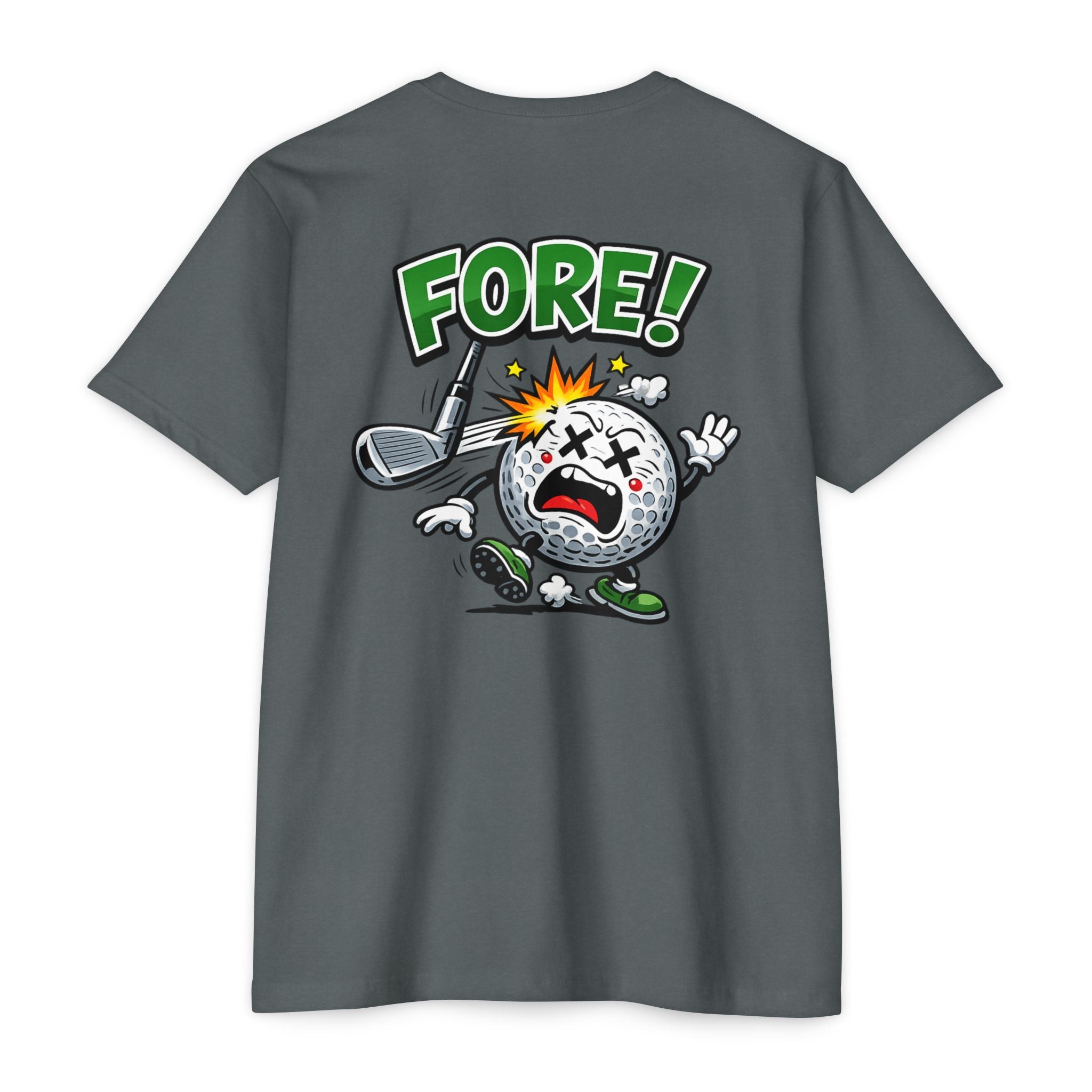 Funny Fore Bogey Bob Iron Sights Cartoon Golf T-Shirt - image 2