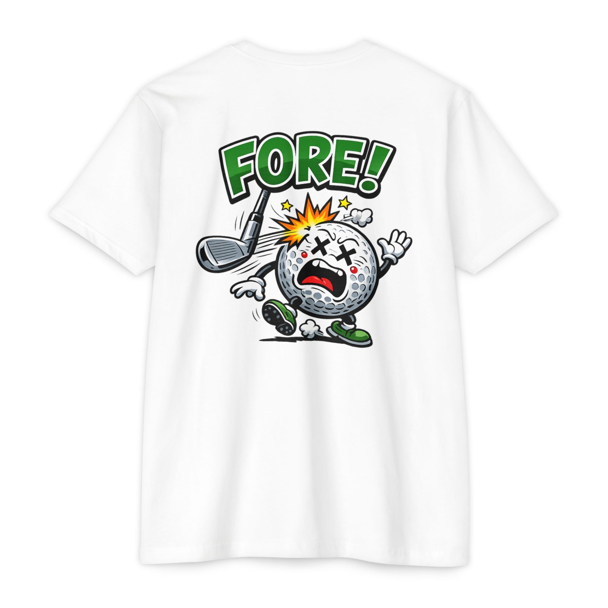 Funny Fore Bogey Bob Iron Sights Cartoon Golf T-Shirt - image 3