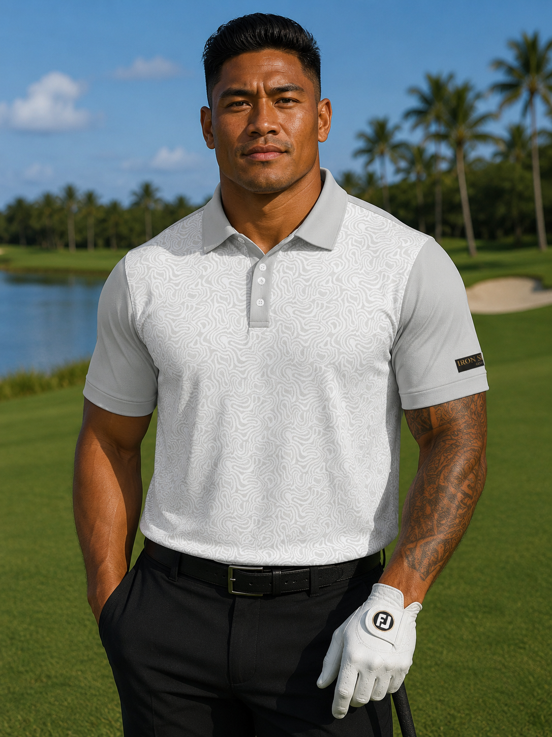 Ghost Fairway Performance Golf Polo by Iron Sight Golf - image 1