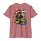 Golf Cart Crash Fore Retro Cartoon Golf T-Shirt - image 5