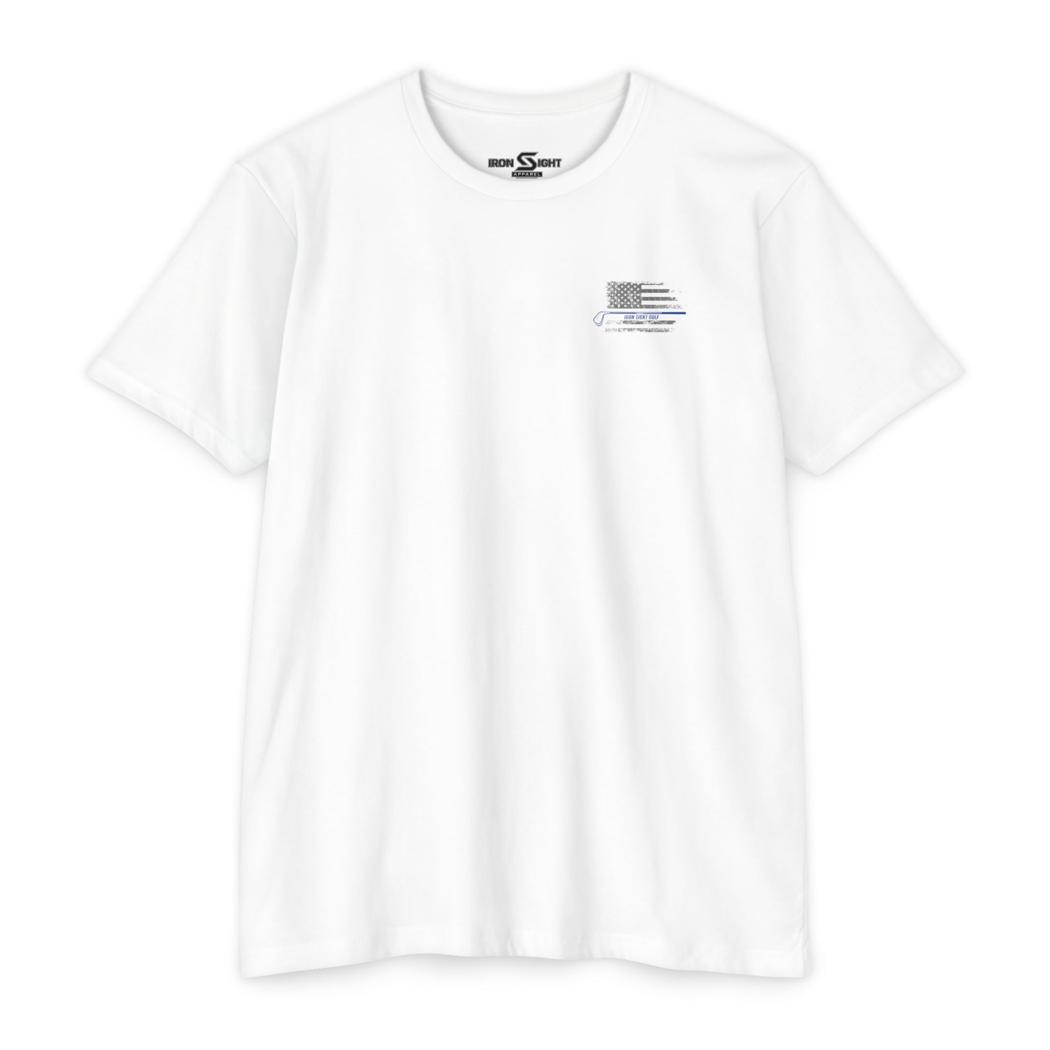 Iron Sight American Flag Golf Flagstick T-Shirt - image 3