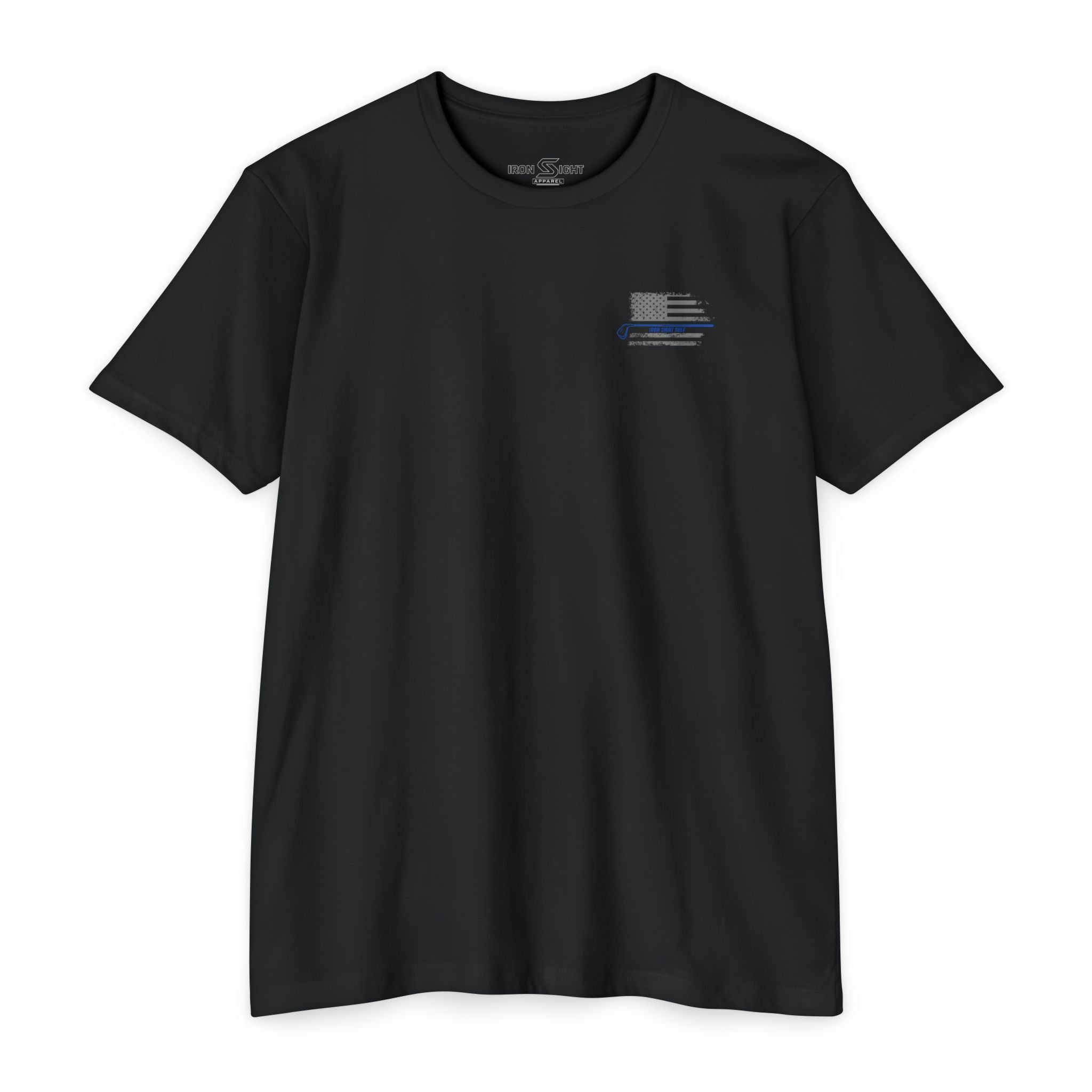 Iron Sight American Flag Golf Flagstick T-Shirt - image 4