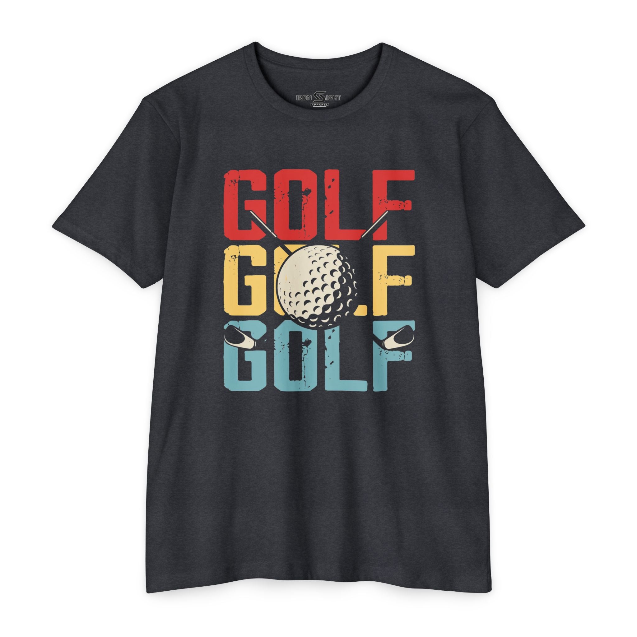 Vintage Golf Ball Retro Graphic T-Shirt - image 3