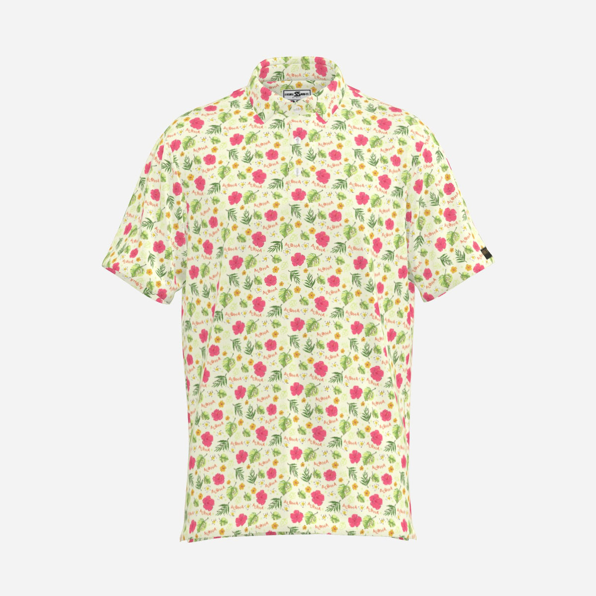 Aloha Pride Men's Premium Golf Polo product view