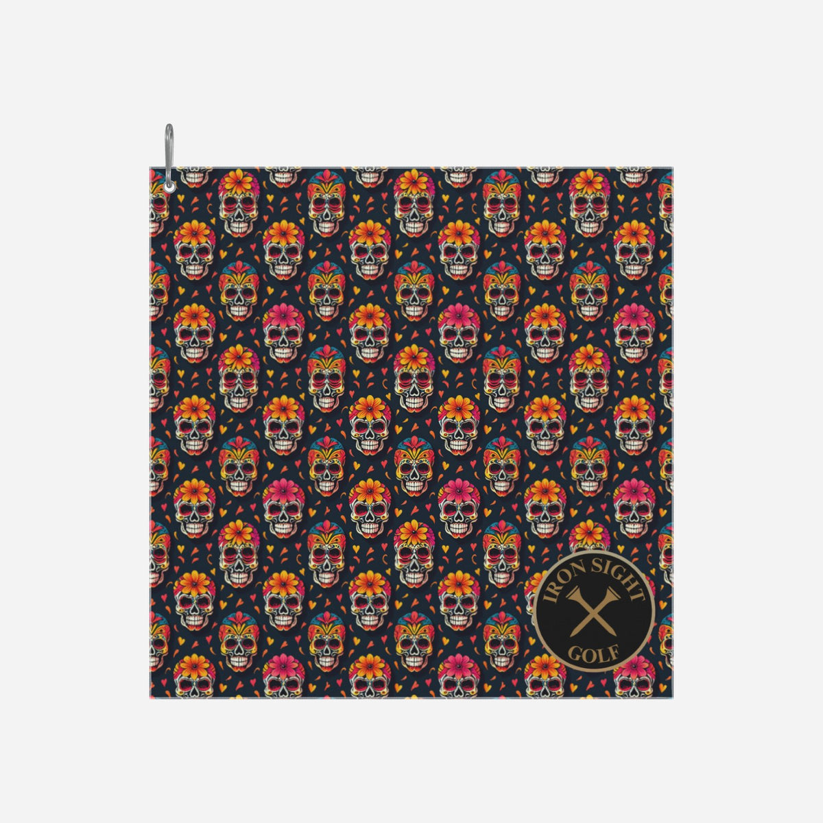 Dia De Los Muertos Golf Towel by Iron Sight Golf