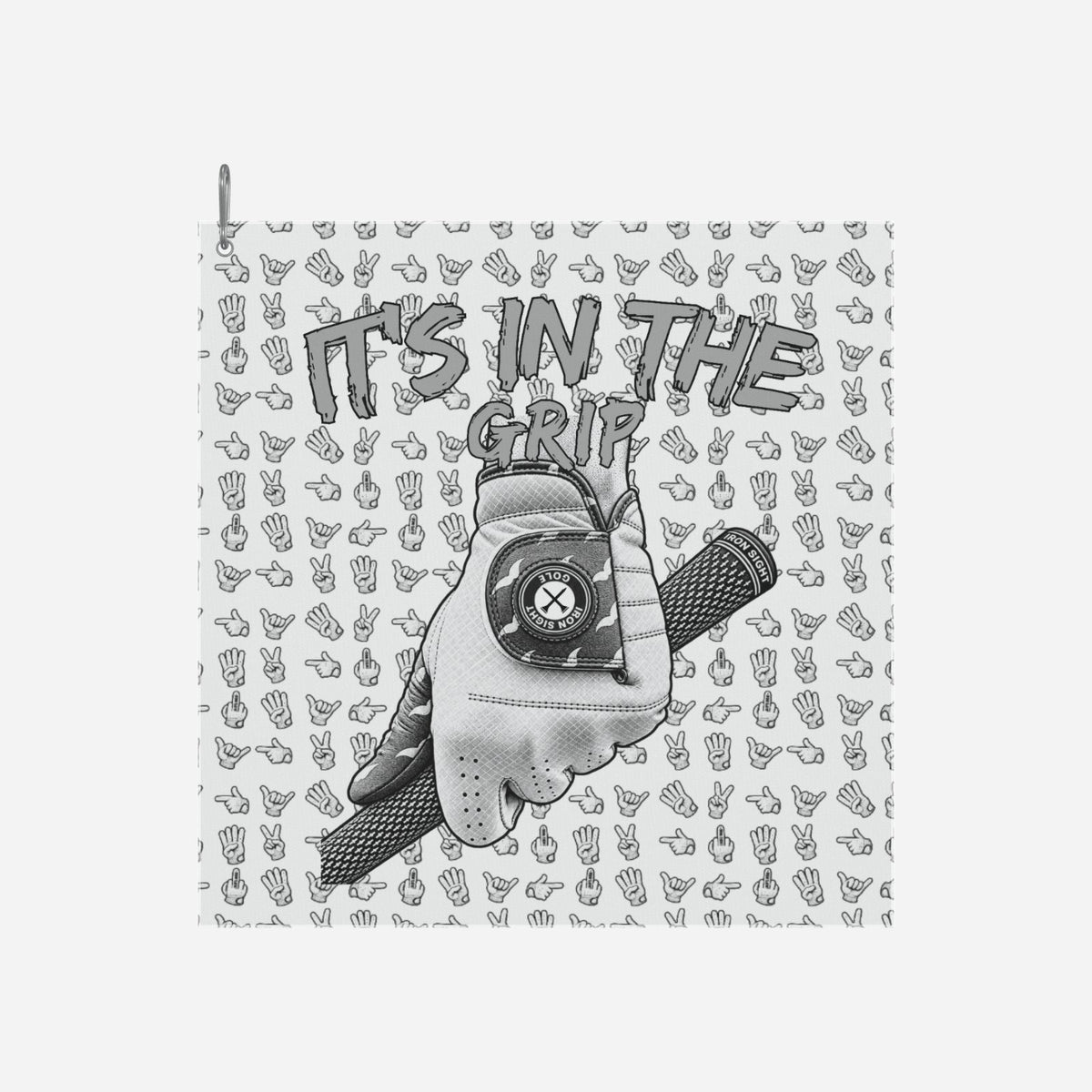 It's in the Grip Golf Towel by Iron Sight Golf