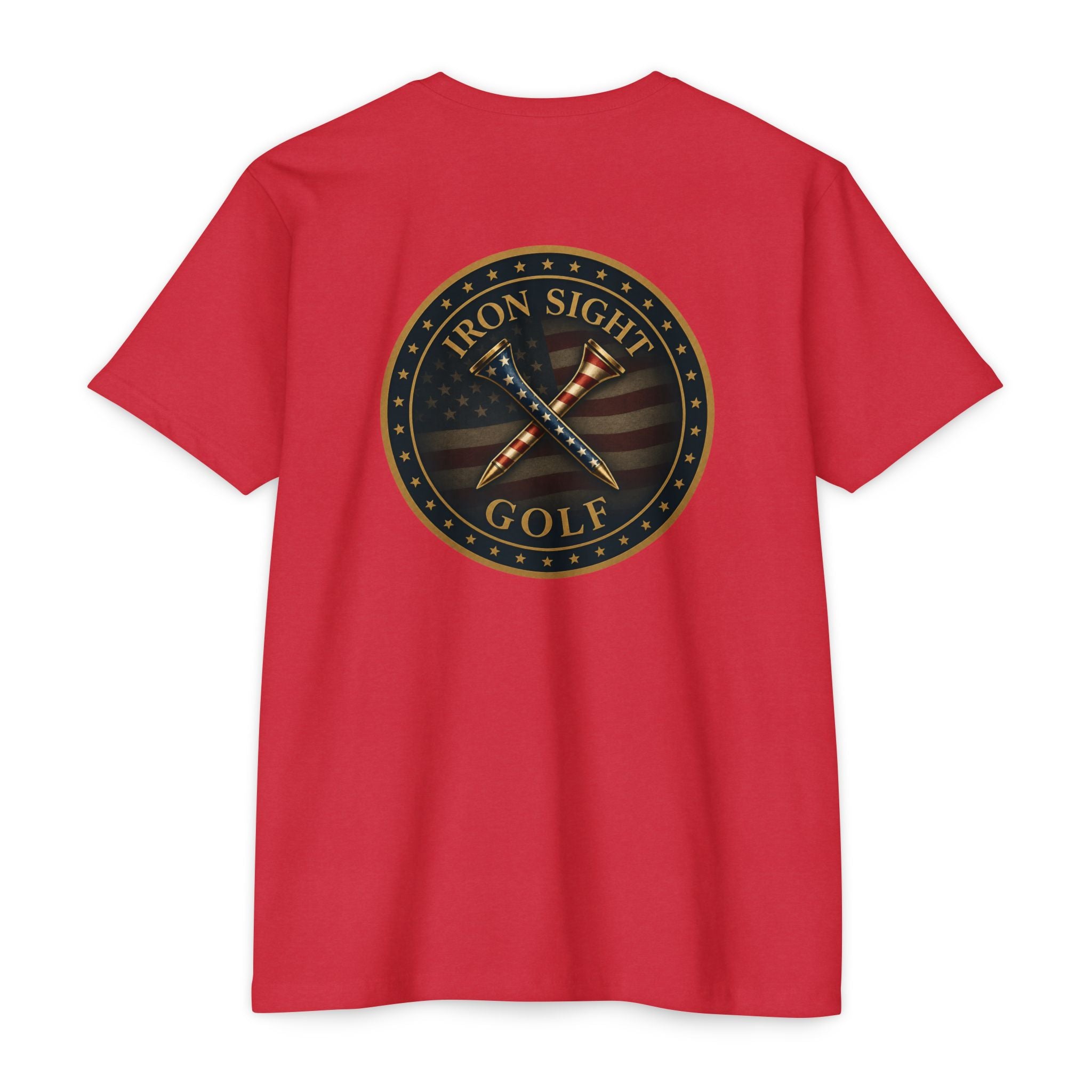 Iron Sight Golf American Flag Crossed Clubs T-Shirt - image 10