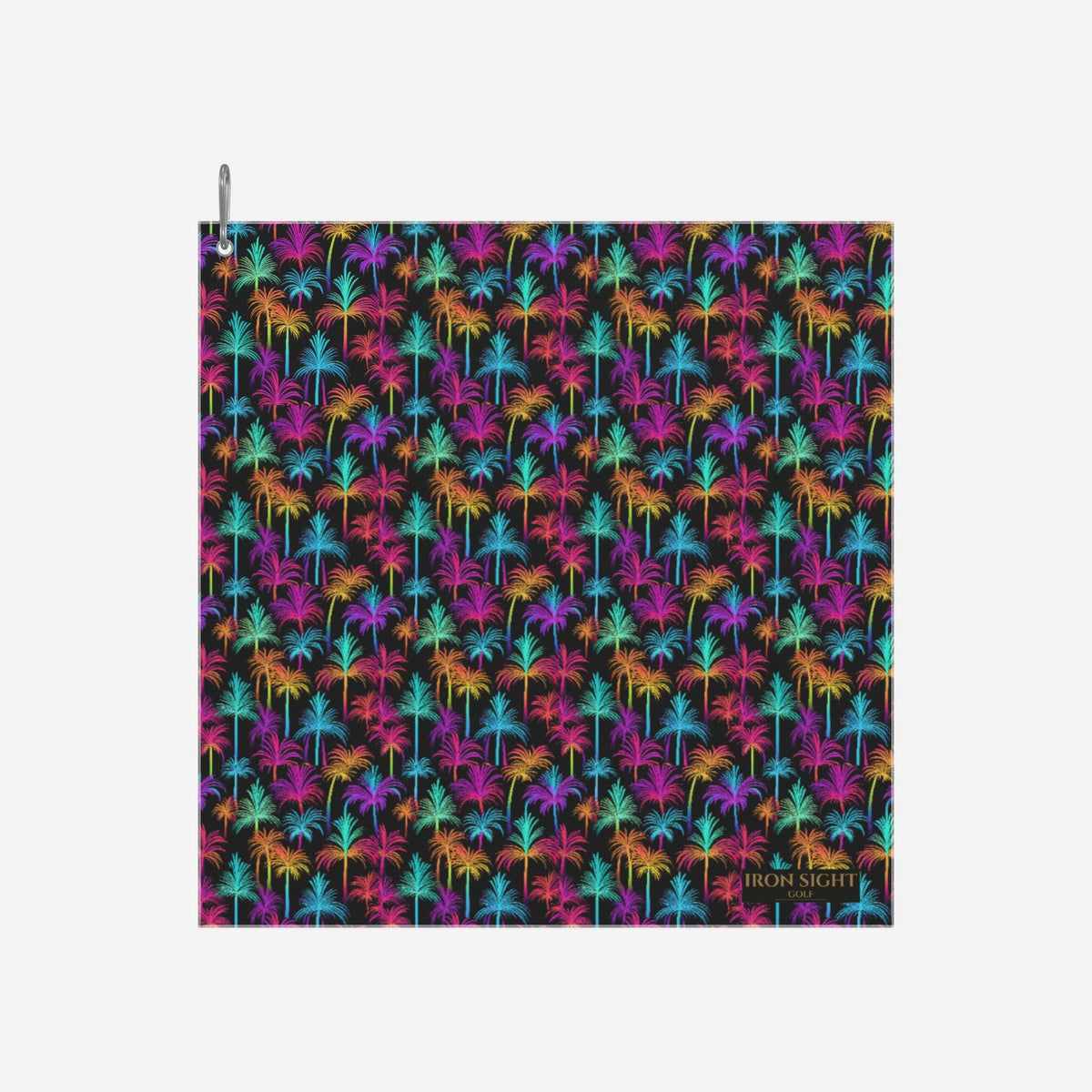 Tropical Neon Golf Towel by Iron Sight Golf