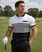 Iron Sight Stripe Performance Golf Polo - image 1
