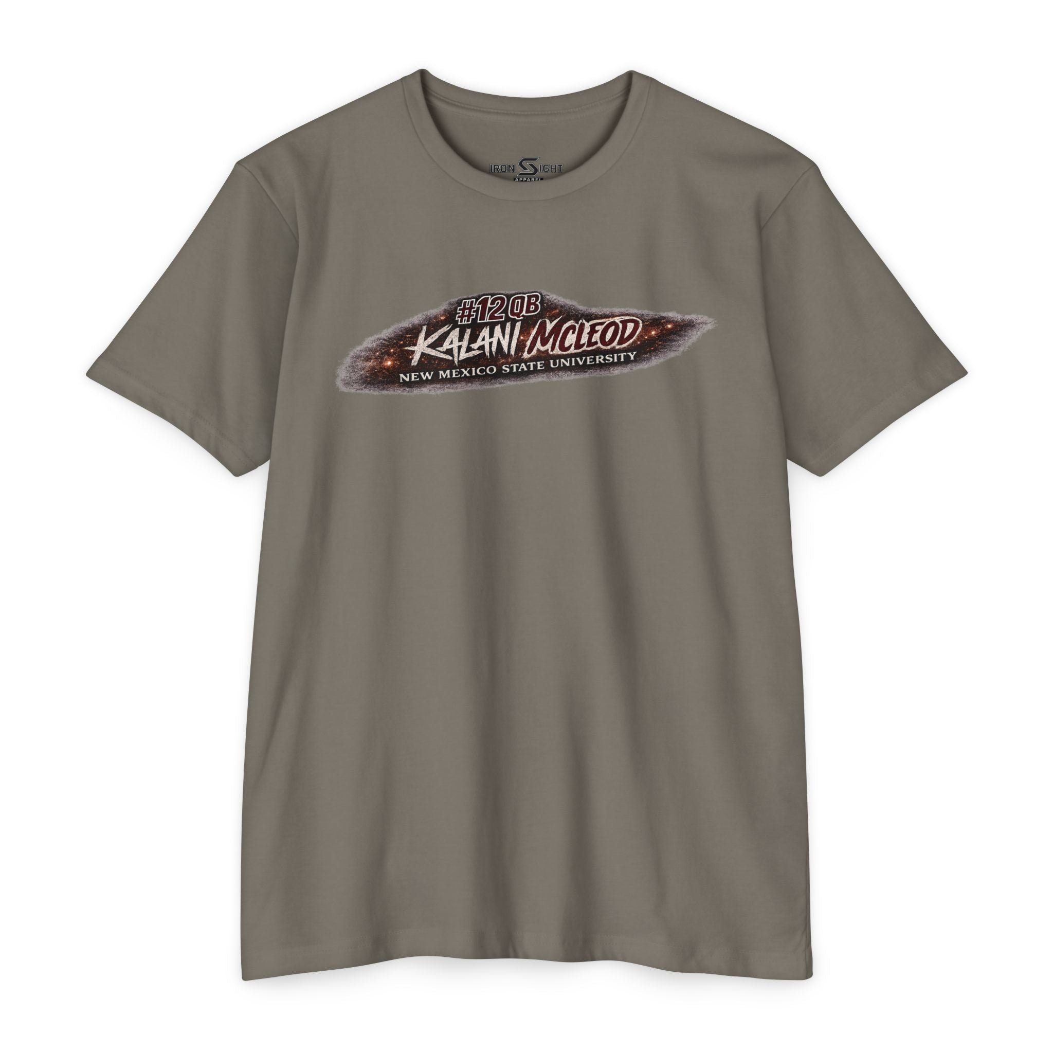 Kalani McLeod 12 Quarterback New Mexico State T-Shirt - image 2