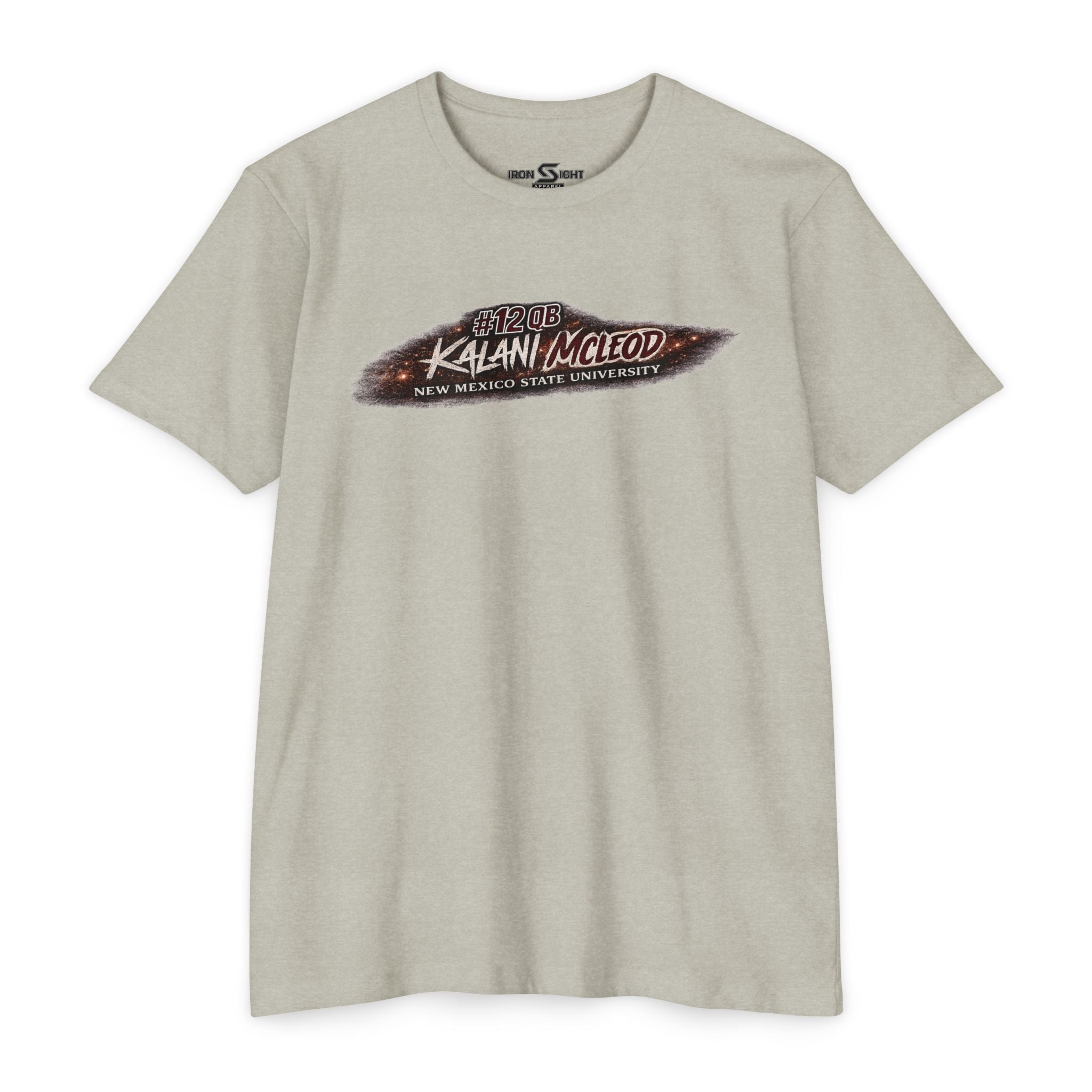 Kalani McLeod 12 Quarterback New Mexico State T-Shirt - image 5