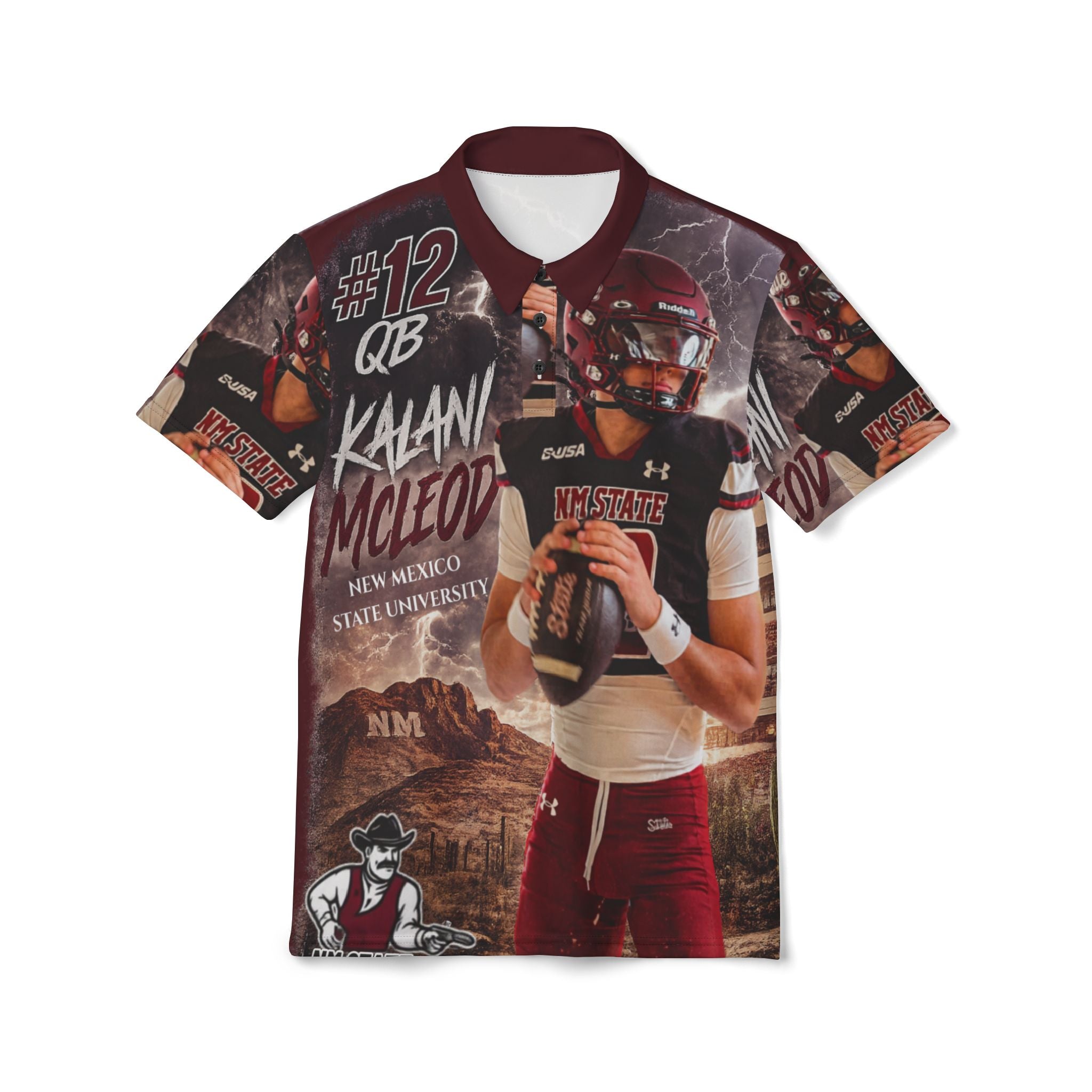 Kalani McLeod All Over Print Polo - image 2