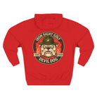 Marine Devil Dog USMC Bulldog Golf Hoodie - image 8