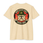 Marine Devil Dog Bulldog Drill Instructor Golf T-Shirt - image 2