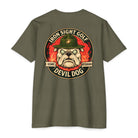 Marine Devil Dog Bulldog Drill Instructor Golf T-Shirt - image 4