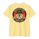 Marine Devil Dog Bulldog Drill Instructor Golf T-Shirt - image 5